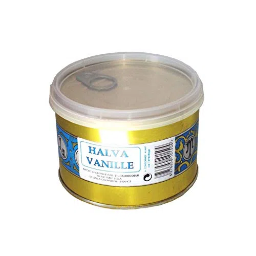 SAMIA - Halvas à la vanille de qualité supérieure - 400g - Délices sucrés de l'Orient pour les gourmands exigeants. - Lot De 3 - Vendu Par Lot