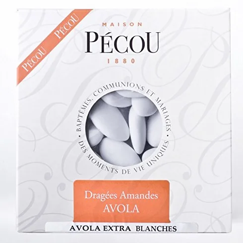 1kg Dragées Avola Extra Pecou - Blanc