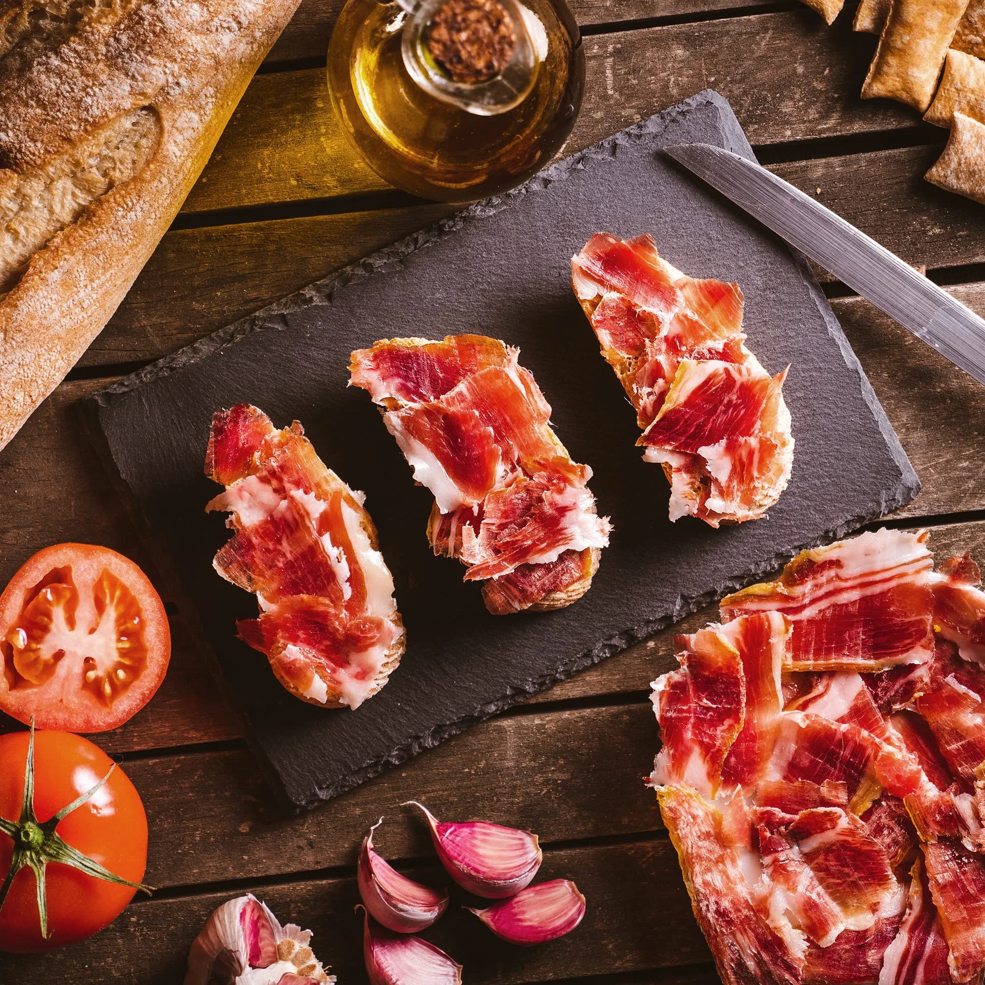 Jambon Pata Negra Ibérique (Épaule) 4 - 4.5 Kg - Jamón Ibérico Espagnol Cebo