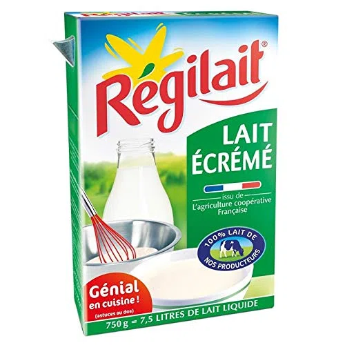 Régilait - Lait En Poudre Écrémé 750G - Lot De 3 - Livraison Rapide En France - Prix Par Lot