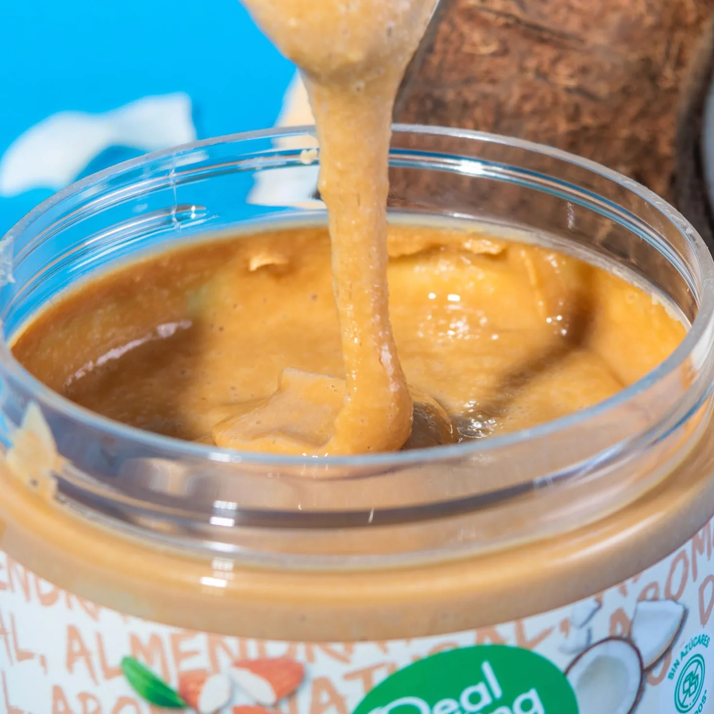 Crème de noix de coco 1 kg nut&me | A base de noix de coco et d'amandes | Faible teneur en glucides | Sans lactose|Sans gluten | Coconut | Pack 4 x 250 g