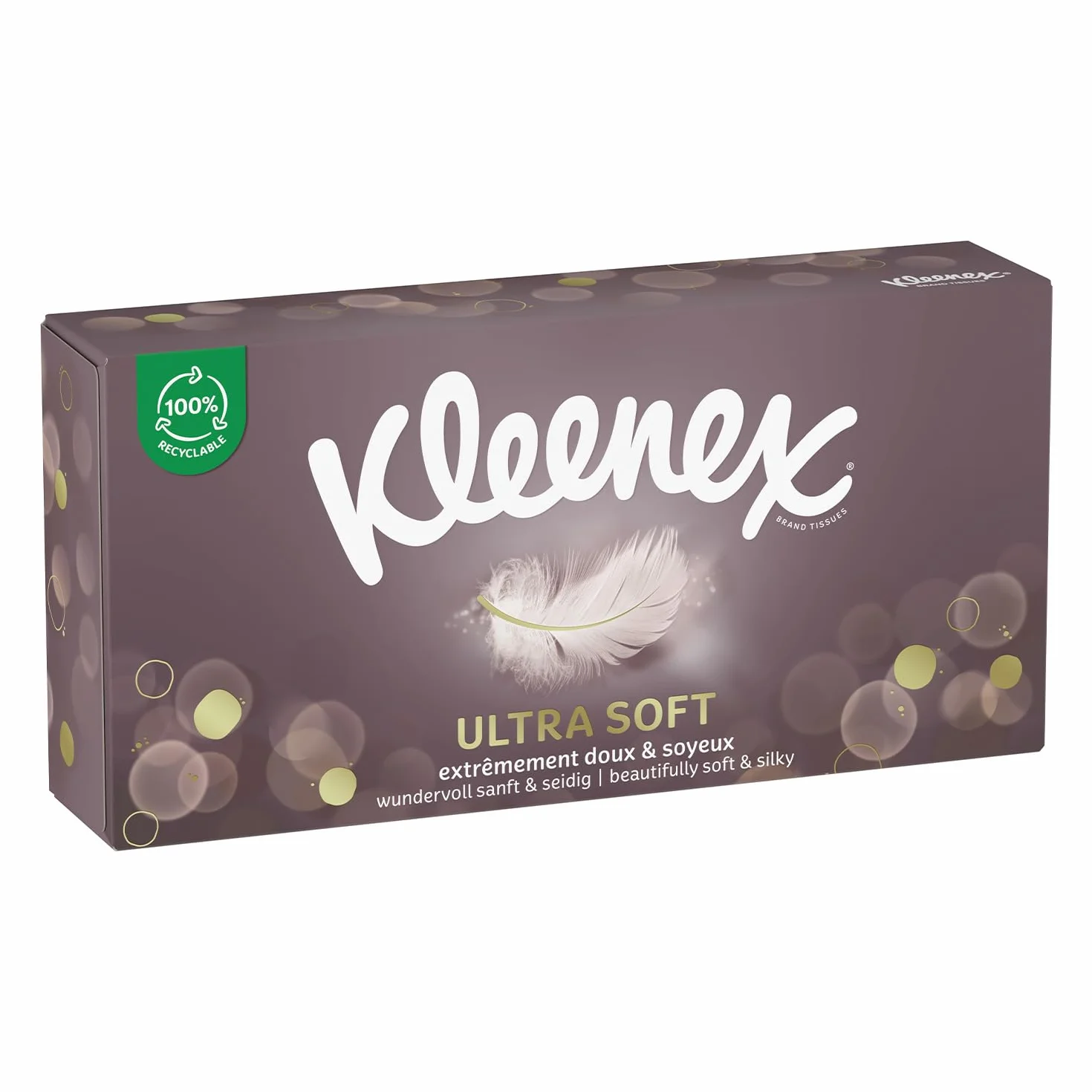 KLEENEX - Mouchoirs boîte Ultra-soft (24 boîtes de 64 mouchoirs) - doux et soyeux qui laissent une sensation de bien-être sur la peau - Fabriqué en France