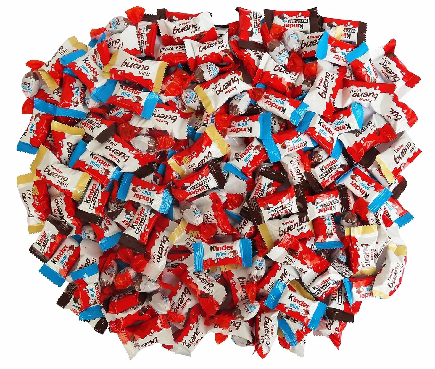 Party Bucket avec Ferrero Kinder Minis dans emballage individuel 1kg
