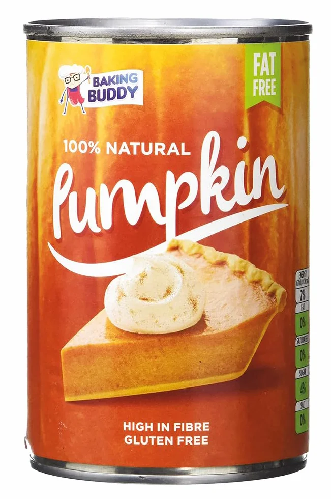 Baking Buddy 100% Natural Pumpkin Puree - 2 Cans Pack