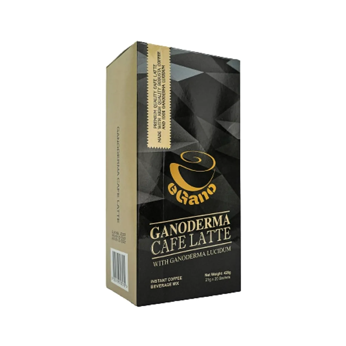 eGano Set de 2 boîtes Ganoderma Cafe Latte (21g x 20 sachets / boîte)