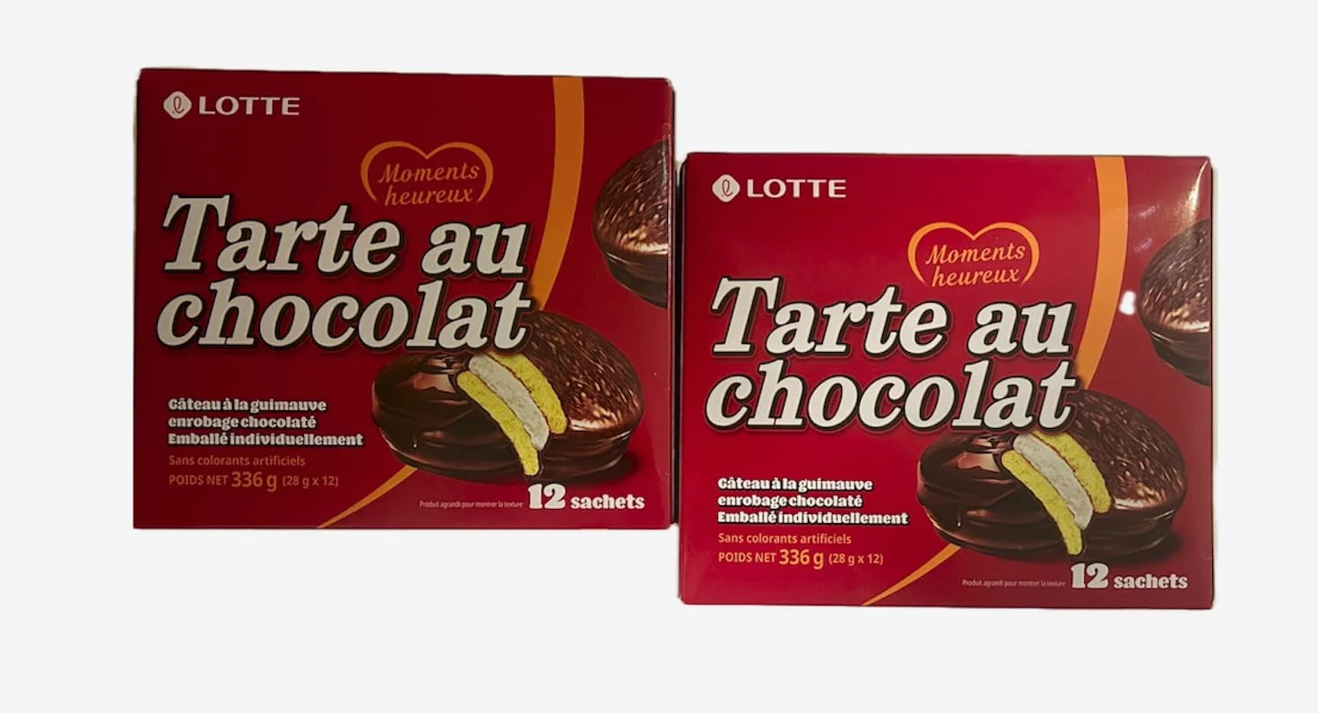 Lotte Lot de 2 tartes au chocolat