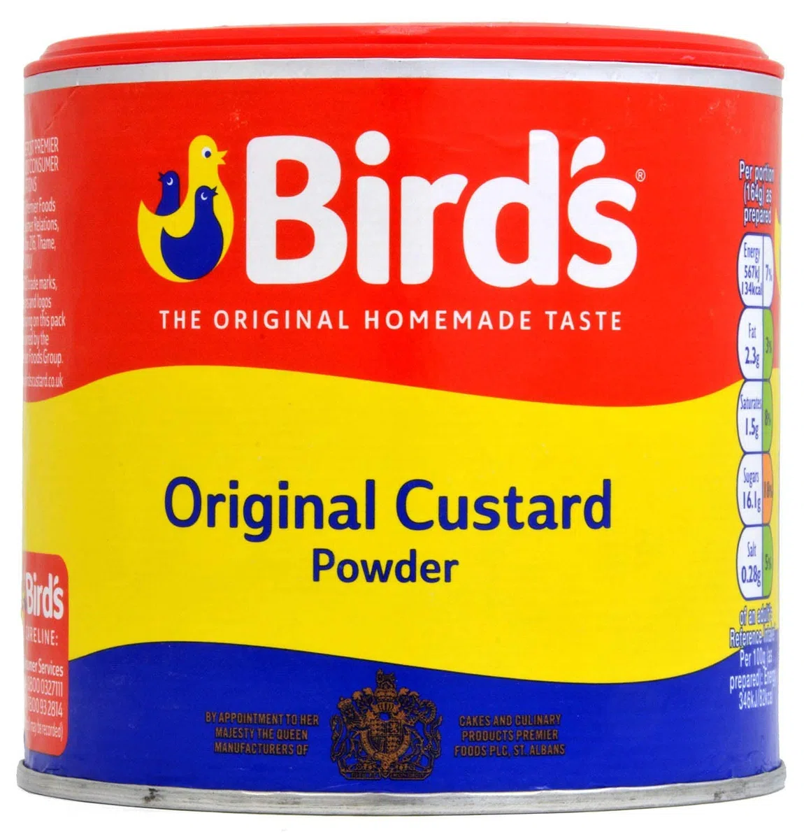 Bird's Custard Powder Original – 300 g, 10,6 Vanille – Lot de 4