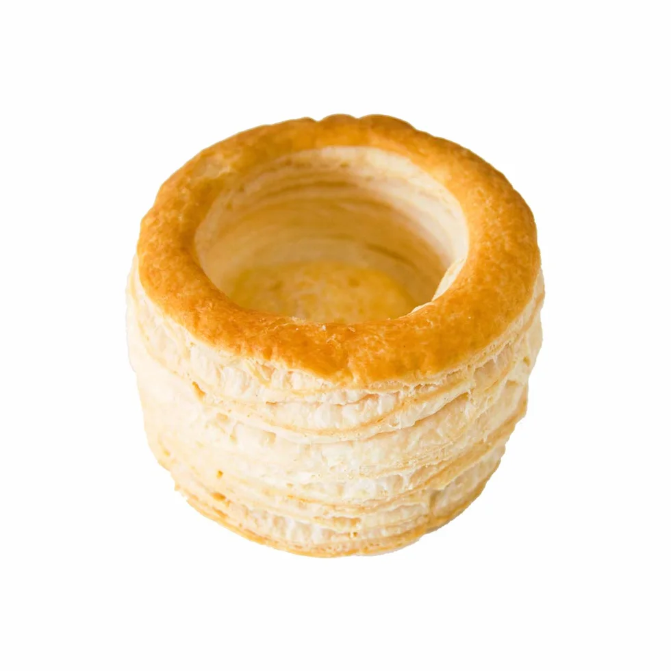 Vol au Vent de pâte feuilletée ronde Mariola 75 mm Vitarvi 60 unités Pastel World