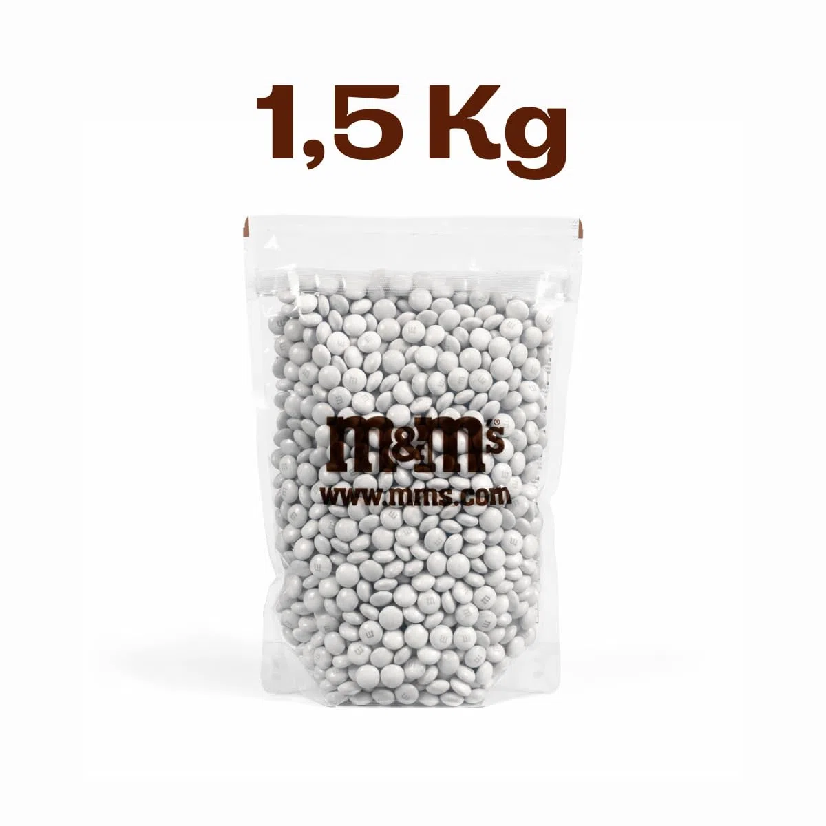 M&M'S COLLECTION Choco - Bonbon Chocolat au Lait Monocouleur - Sachet Vrac 1,5kg Nuage - Parfait pour Mariage, Anniversaire, Baptême, Gender Reveal, Communion, Nouvel An, Noël & DIY
