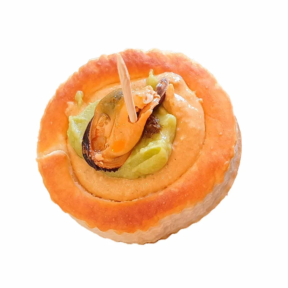 Vol au Vent de pâte feuilletée ronde Mariola 75 mm Vitarvi 60 unités Pastel World