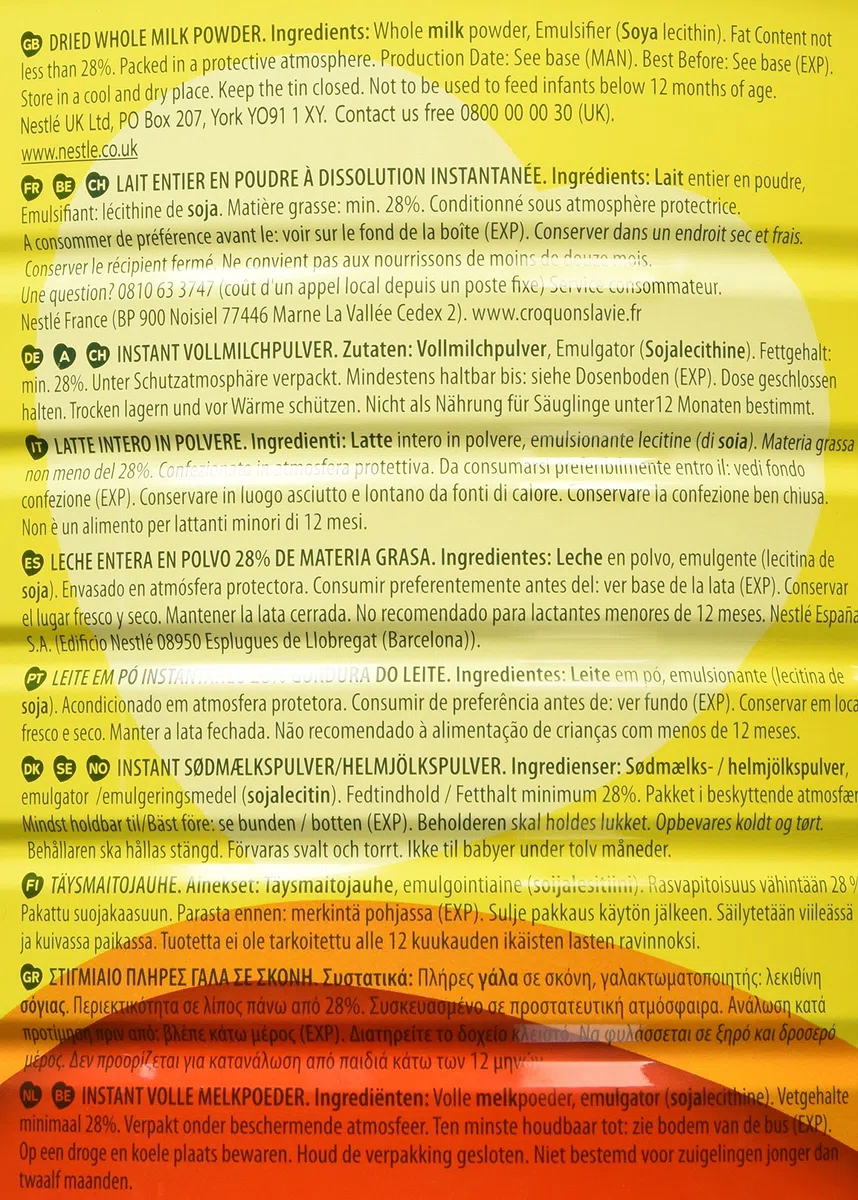 NIDO - Poudre de lait - (1 X 2,5 KG)