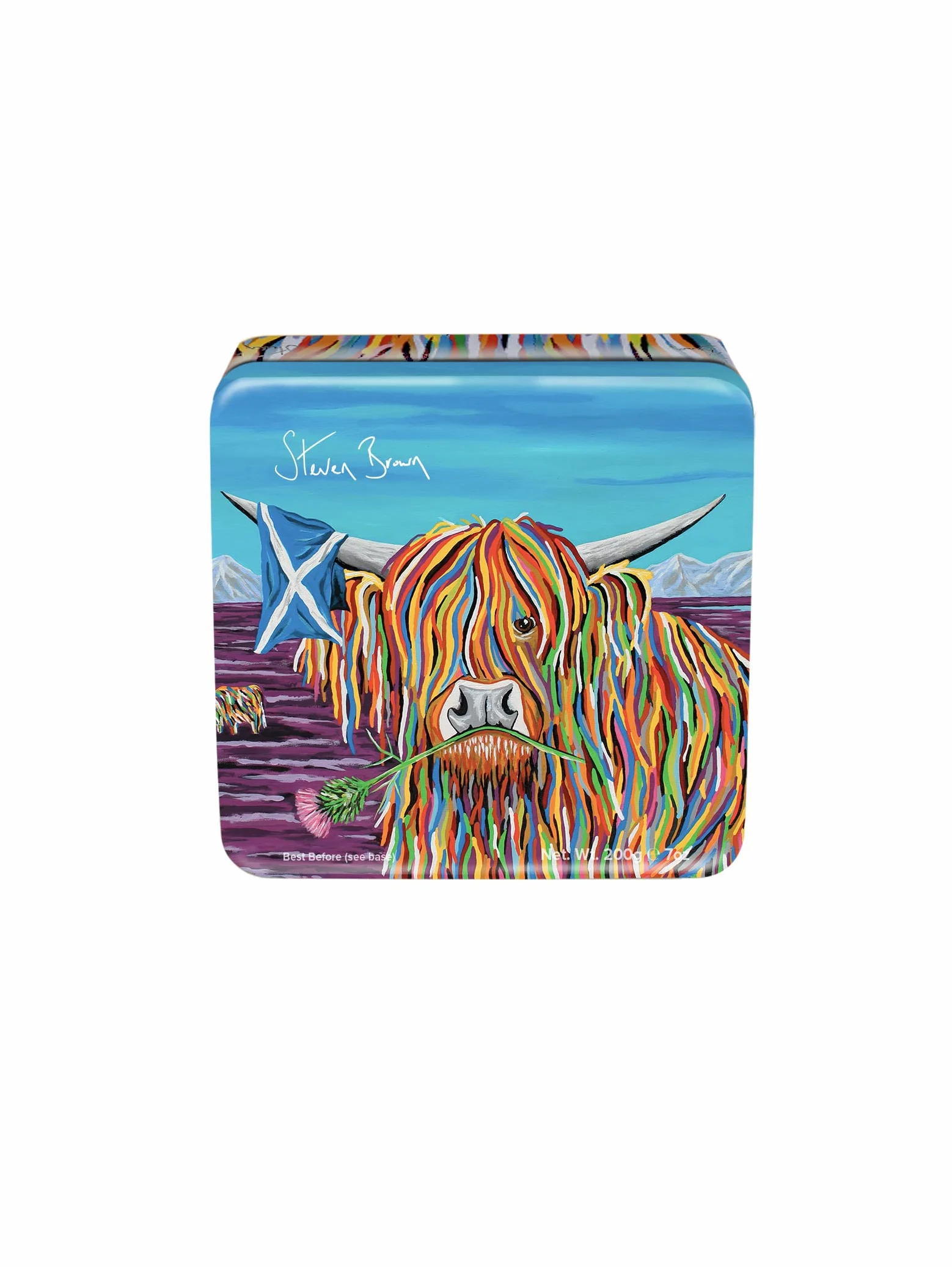 Hamish McCoo Malt Boîte carrée pour whisky caramel 200 g