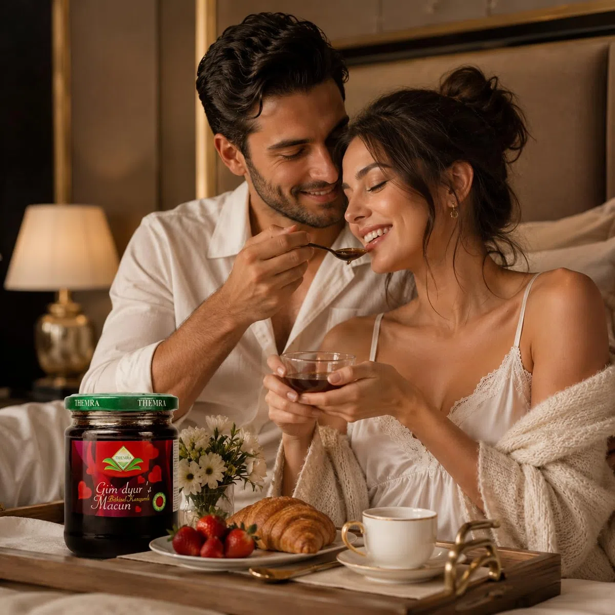 Miel Aphrodisiaque Puissant et Concentré - Macun Pot 240G – Énergie, Vitalité, Tonus et Bien-Être Intime – Format Maison Homme et Femme