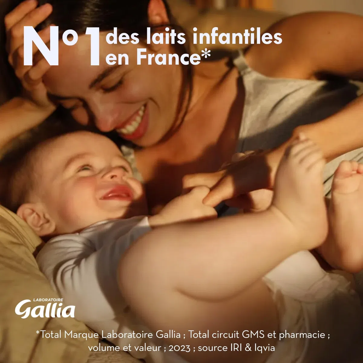 Laboratoire Gallia - Calisma Croissance 3ème âge - Lait en Poudre pour Bébé - Sans Huile de Palme - Lait Bébé dès 12 mois - Lot de 3x1,2kg