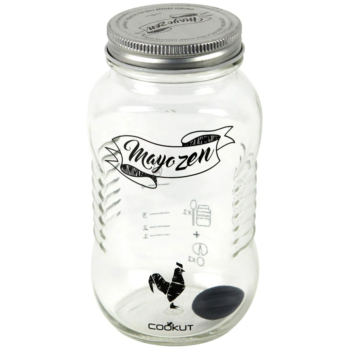 COOKUT Mayozen - Amazing Mayonnaise artisanale en 1 minute - Transparent
