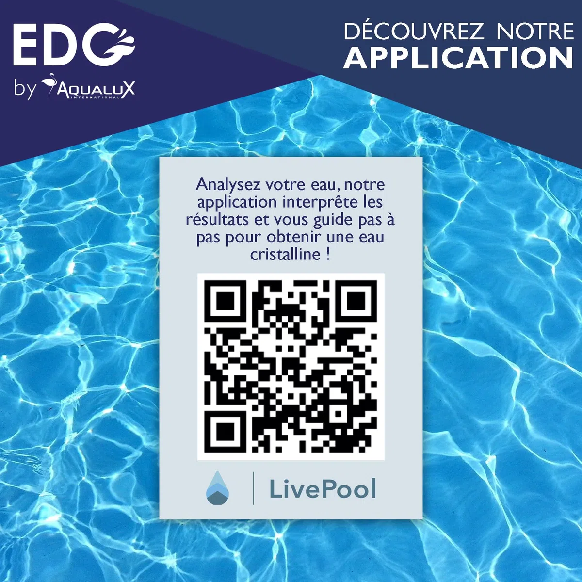 EDG by AQUALUX International - Chlore Multi Actions Piscine - Multi Fonctions Action Longue Durée - Galets 250g - Seau 5 kg