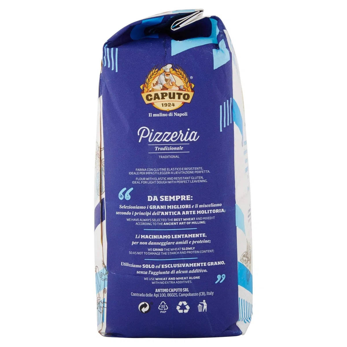 Lot de 4 farines de blé doux type « O» - 5 kg