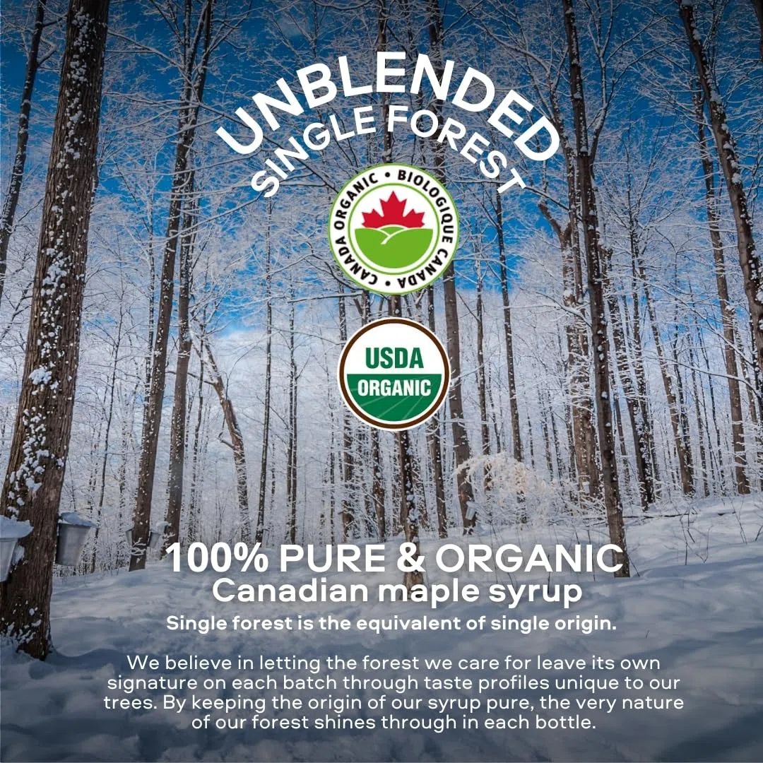 Escuminac sirop d'érable 12 x 50 ml. Grade A Foncé goût robuste, Grande Récole. Pure, embouteillé à la ferme, produit du Québec, Canada. Format cadeau, mariage, événement.