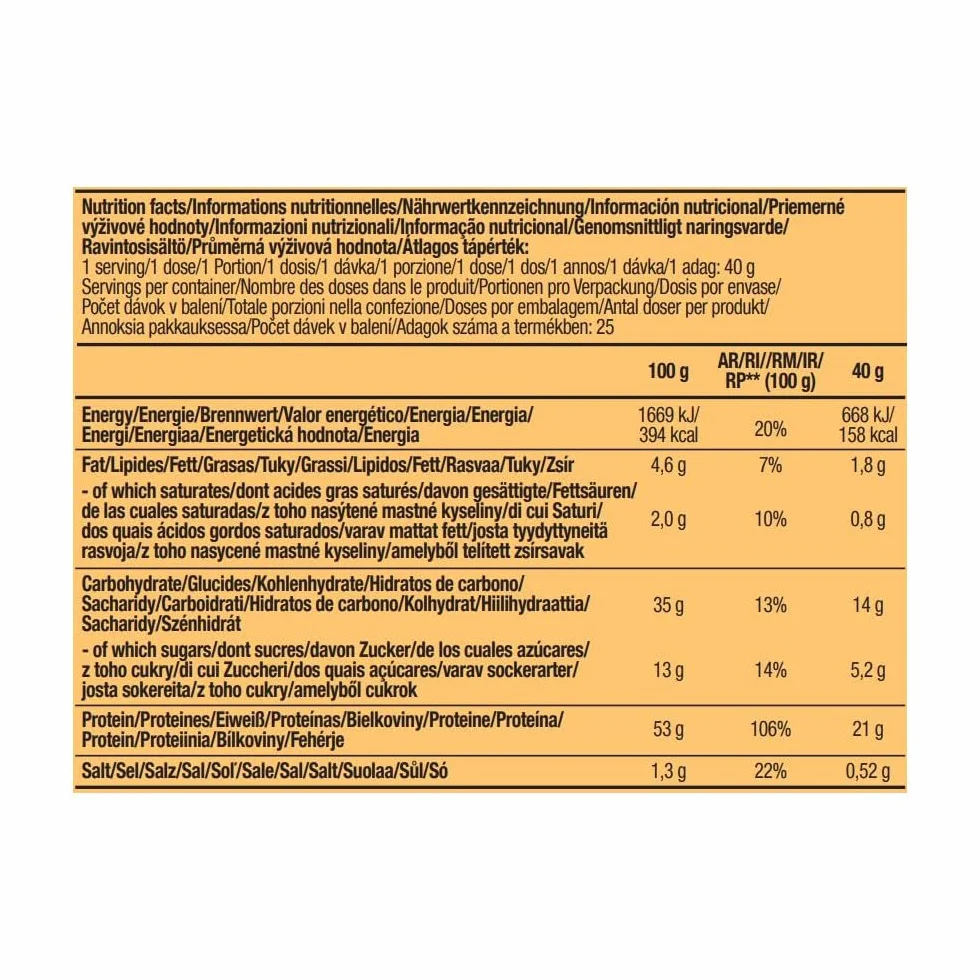 BioTechUSA Protein Pancake, Poudre pour la préparation de crêpes riche en protéines avec édulcorant, sans sucres ajoutés, 1000 g, Vanille