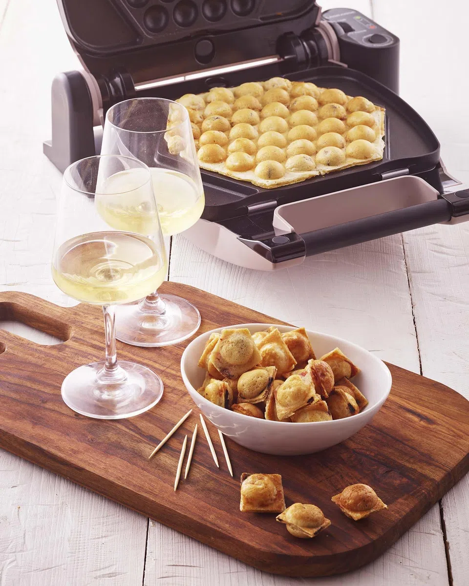 LAGRANGE Jeu de Plaques Gaufre Bubble, Compatible avec Tous les Gaufriers Premium, Plaques en Fonte d'Aluminium, Revêtement Antiadhésif Double Couche, 010832