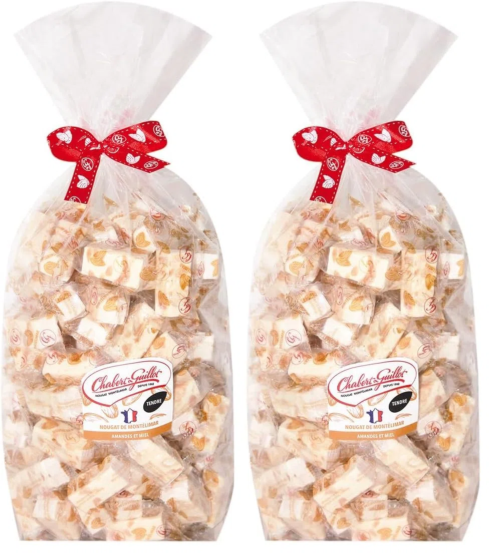 Nougat Chabert Et Guillot Sac Nougat de Montélimar Tendre 1000 g (Lot de 2)