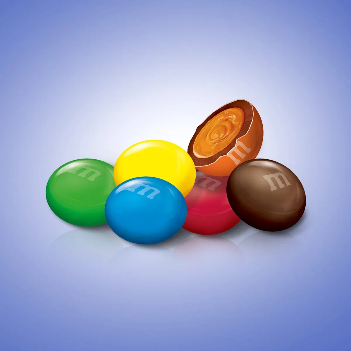 American Caramel M&M's Large 1077g 38 oz Bag