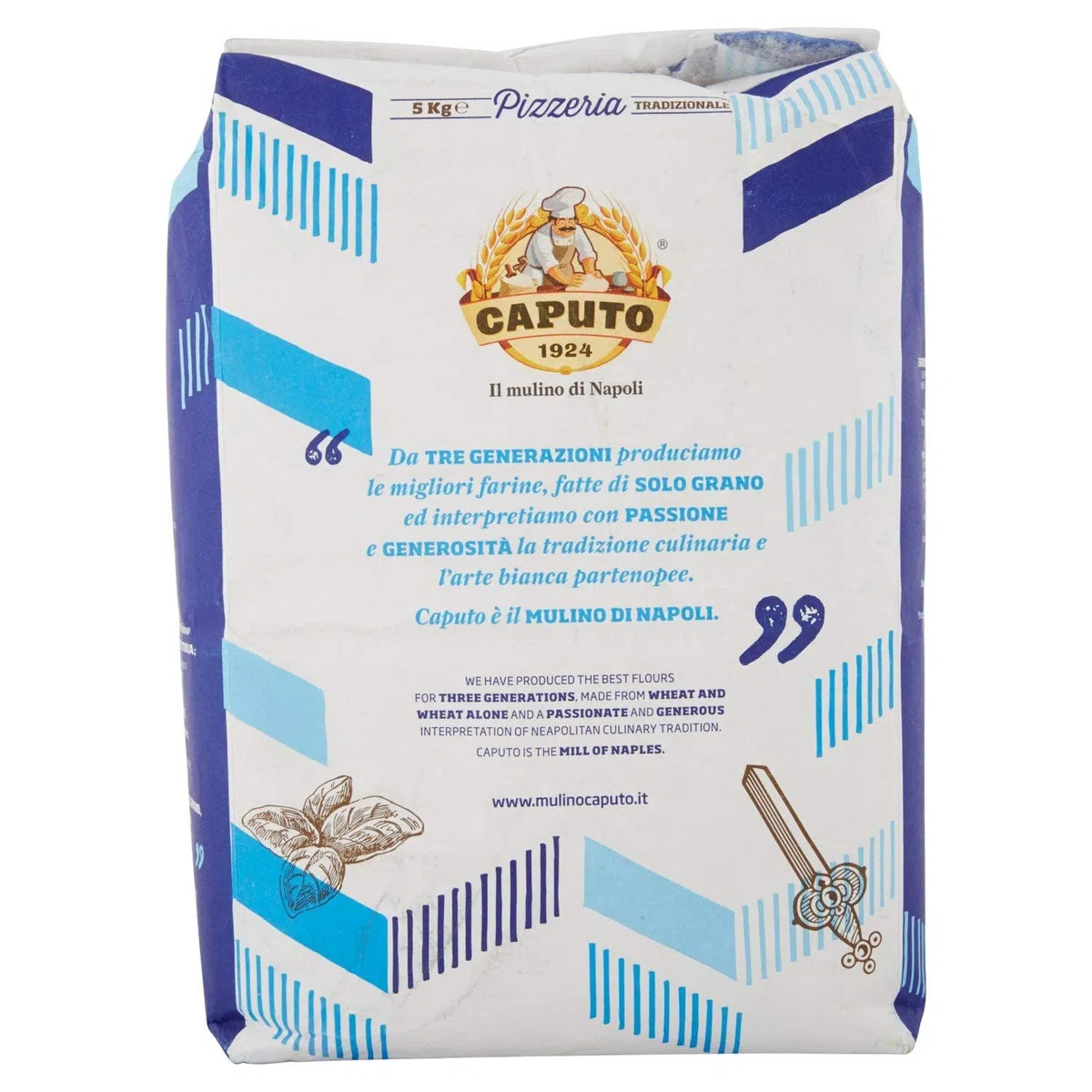 Lot de 4 farines de blé doux type « O» - 5 kg