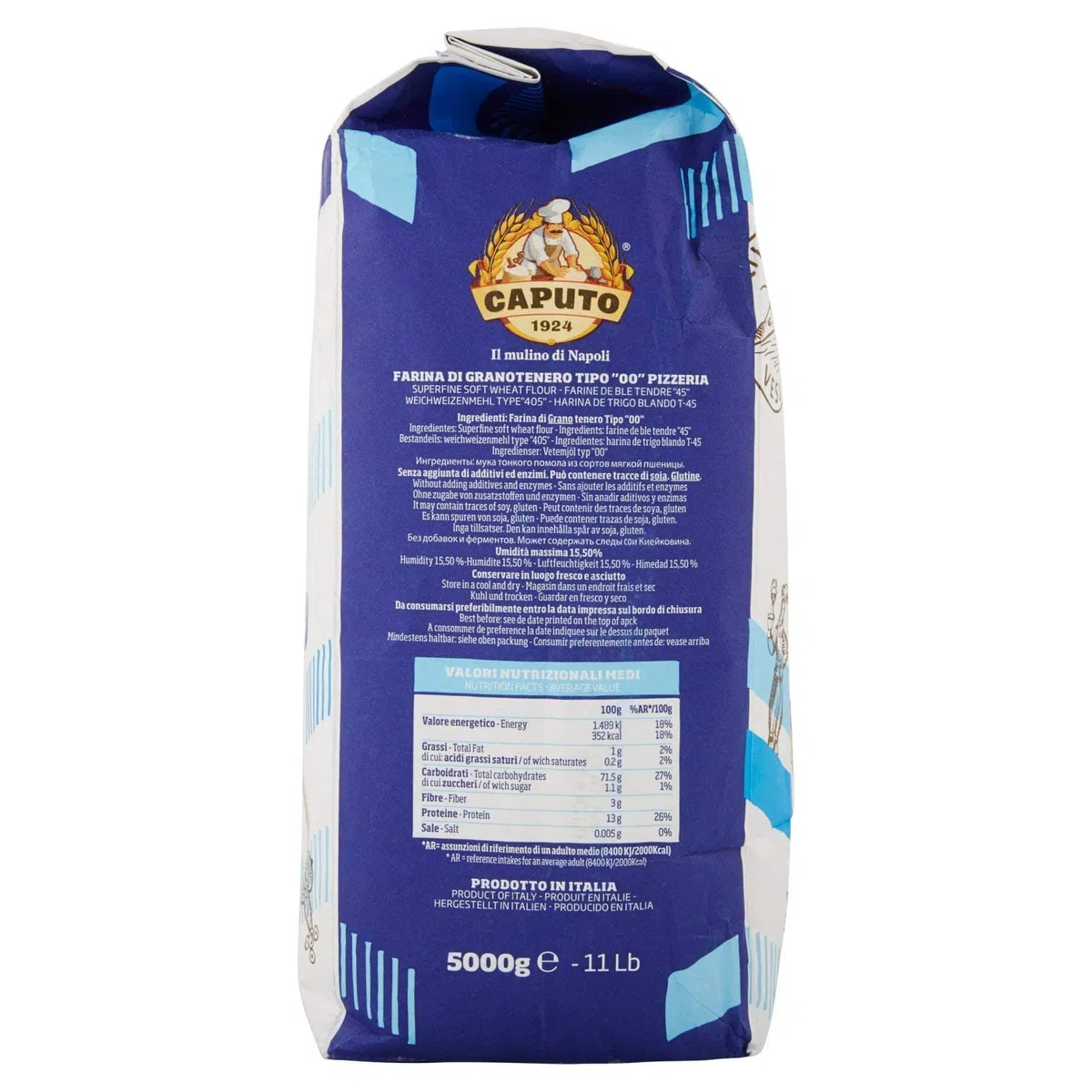 Lot de 4 farines de blé doux type « O» - 5 kg