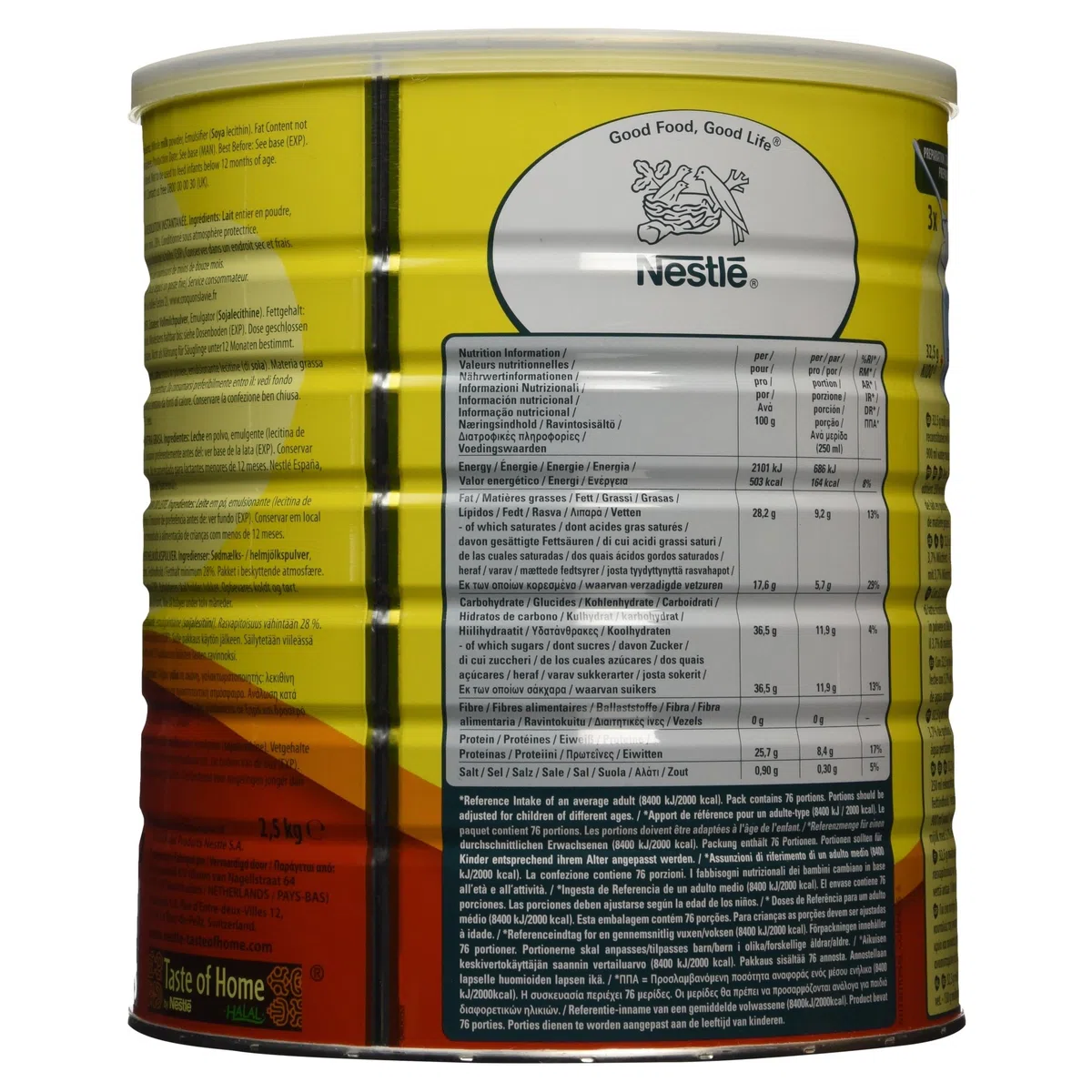 NIDO - Poudre de lait - (1 X 2,5 KG)