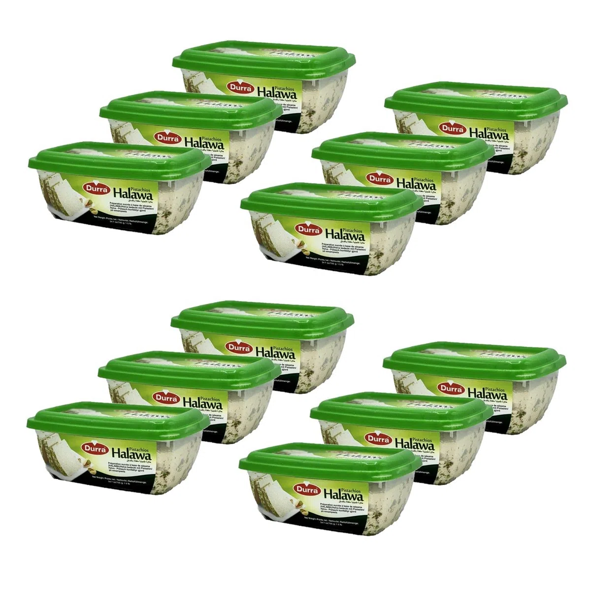 Lot 12x Halva aux pistaches - Durra - 700g