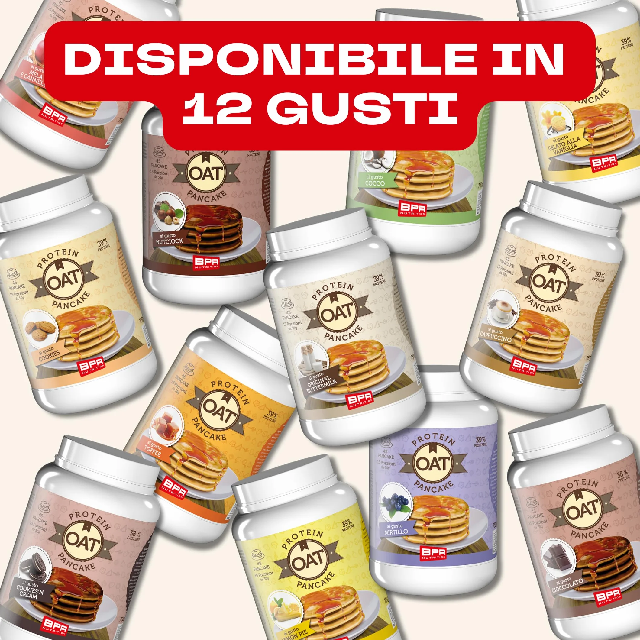 BPR NUTRITION OAT PROTEIN PANCAKE 750 GR Original