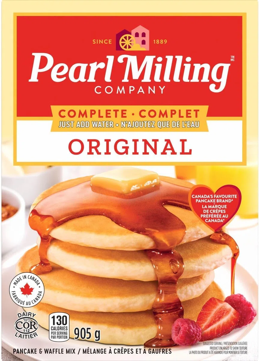 Pancake original Pearl Milling - 905 g - N'ajoutez que de l'eau - Import direct du Canada - Les Trésors d'érable