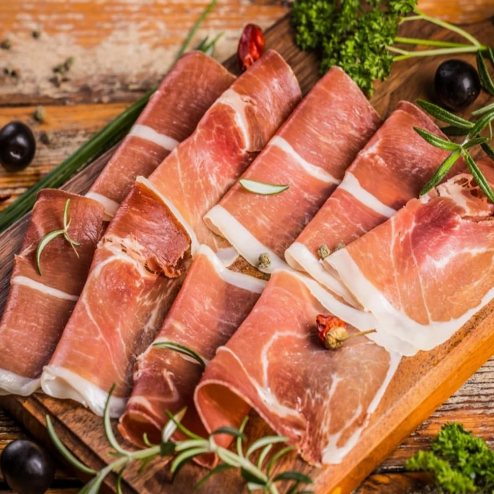 Jambon Serrano Gran Reserva Espagnol Entier avec Os 6,5–7,5 kg | Affiné 15+ mois | Jamón Serrano avec os | Sans additifs | Certifié UE (ETG) | Produit d’Espagne par The Black Hoof
