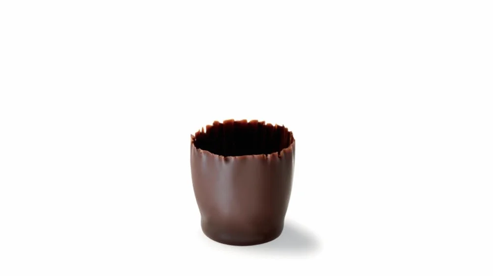 Callebaut Parkers Foodservice Lot de 90 snobinettes de chocolat noir 23 mm x 26 mm 430 g