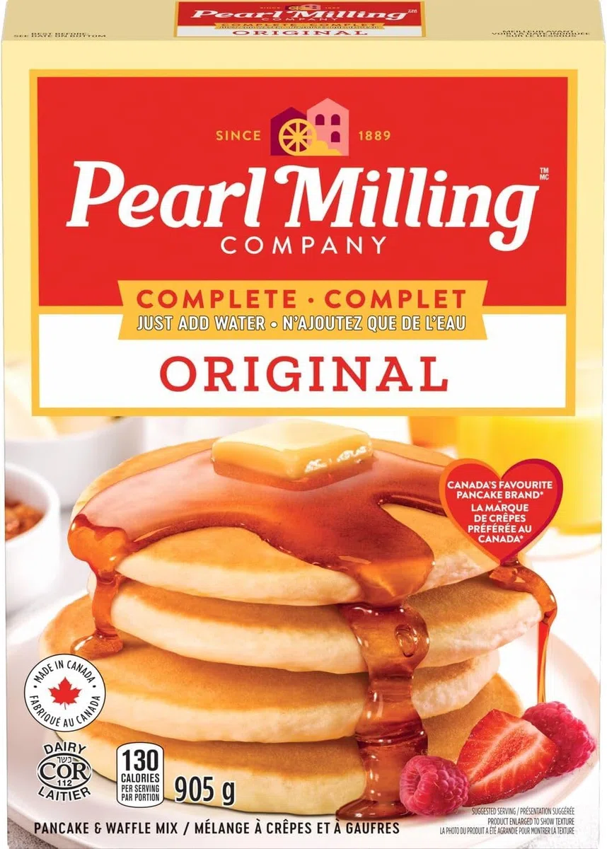 Pancake original Pearl Milling - 905 g - N'ajoutez que de l'eau - Import direct du Canada - Les Trésors d'érable